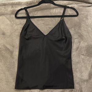 ZARA silk v neck top